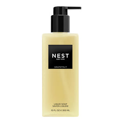 NEST New York Grapefruit liquid soap bottle pump offers refreshing cleansing and uplifting citrus aroma