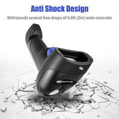 NetumScan USB 1D scanner reading screen codes for digital workflows