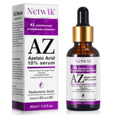 Netwik azelaic acid serum 10% bottle on a clean surface for daily use.
