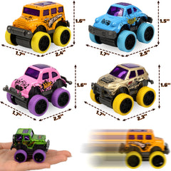 Neureyte mini monster trucks top color options invite vibrant play sessions