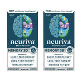 NEURIVA Memory 3D bottle with capsules suggesting daily memory support