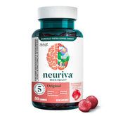 NEURIVA Original strawberry gummies bottle for daily focus and brain support.