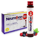 Neurobion Extra Forte B12 vials on display front show 10,000 mcg per vial