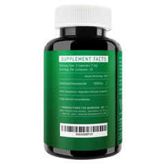 Neurogan PEA 1500mg per serving illustration highlighting potency and daily support.
