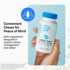 NeuroScience GABA Trex grape flavor bottle front showing professional-grade calm support.