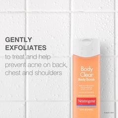 Neutrogena Body Clear foaming lather provides a refreshing clean