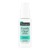 Neutrogena Evenly Clear Acne Gel Moisturizer tube on white background for daily acne care.