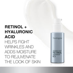 Neutrogena Hyaluronic Acid Drop Bottle highlights deep hydration and plump look.