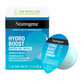 Neutrogena Hydro Boost refill pod top view for instant hydration.
