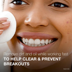 Neutrogena Rapid Clear pads pack highlighting 60-count convenience