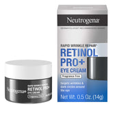 Neutrogena Rapid Wrinkle Repair eye cream jar for targeted under-eye care.