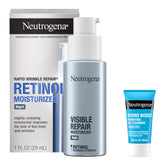 Neutrogena Rapid Wrinkle Repair night cream bottle with label for nighttime routine
