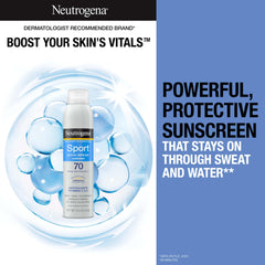 Mint-fragrance sunscreen spray delivering refreshing protection during workouts.