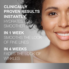 Neutrogena Texture close-up of skin suggests smoother appearance after use.
