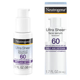 Neutrogena Ultra Sheer sunscreen bottle front view for daily sun protection