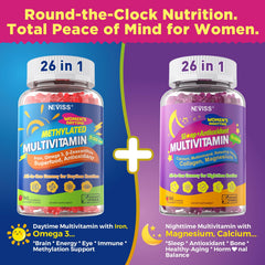NEVISS methylated B vitamins with folate for clear energy