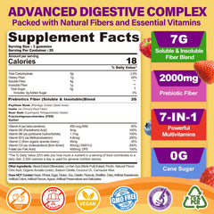 NEVISS fiber gummies serving spoon captures easy, tasty fiber intake on busy mornings.