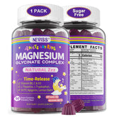NEVISS Magnesium Glycinate Gummies bottle promotes calm evenings and restful sleep