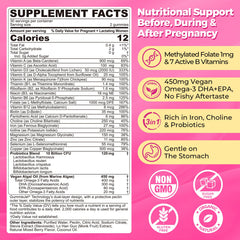NEVISS prenatal gummies close-up highlighting soft texture and clean ingredients for daily use