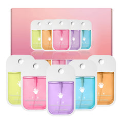 New 5 Pcs Moisturizing Hand Sanitizer Spray bottle on-the-go hydration