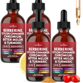 NEW AGE Berberine Cinnamon Drops bottle for easy daily use with meals.