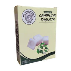 New Age Imports camphor blocks close-up show refined, chemical-free quality.