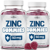 NEW AGE Zinc Gummies 2-pack box front, convenient daily wellness option.
