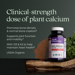 New Chapter slim tablets are easy to swallow and support bones.