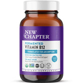 New Chapter Fermented Vitamin B12 bottle front shows vegan energy support