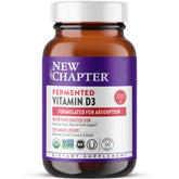 New Chapter fermented vitamin D3 bottle for daily immune and bone support
