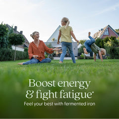 New Chapter Iron tablet daily dose demonstrates easy, non-constipating use