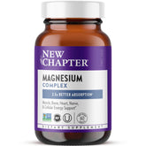 New Chapter Magnesium Complex bottle front showing daily mineral support