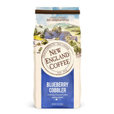 New England Coffee Blueberry Cobbler bag front view with inviting aroma