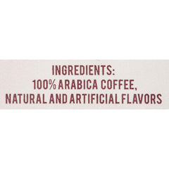 New England Coffee Caramel Macchiato cup shows creamy, smooth finish.