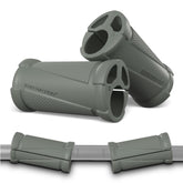 New Growth N-Gage Grips PRO angled grip on a barbell supports wrist alignment