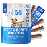 New Primal Beef and Honey Stick kids pack, 15 mini sticks for school lunch.