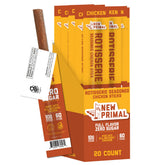 New Primal rotisserie chicken sticks package ready for on the go snacking