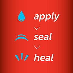 Applying New-Skin Liquid Bandage Spray on skin for fast protection.