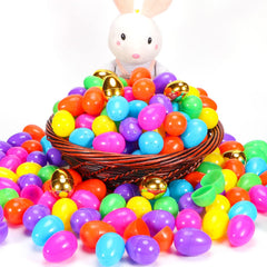 NEWBEA hinged Easter eggs designed for easy opening and secure closure.