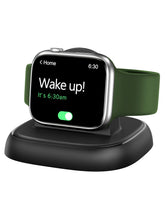NEWDERY Apple Watch charger stand front view for bedside charging