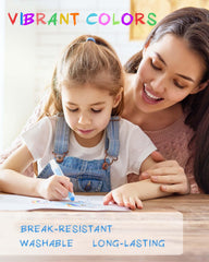 NewFamily dustless, washable chalk wipes away with water