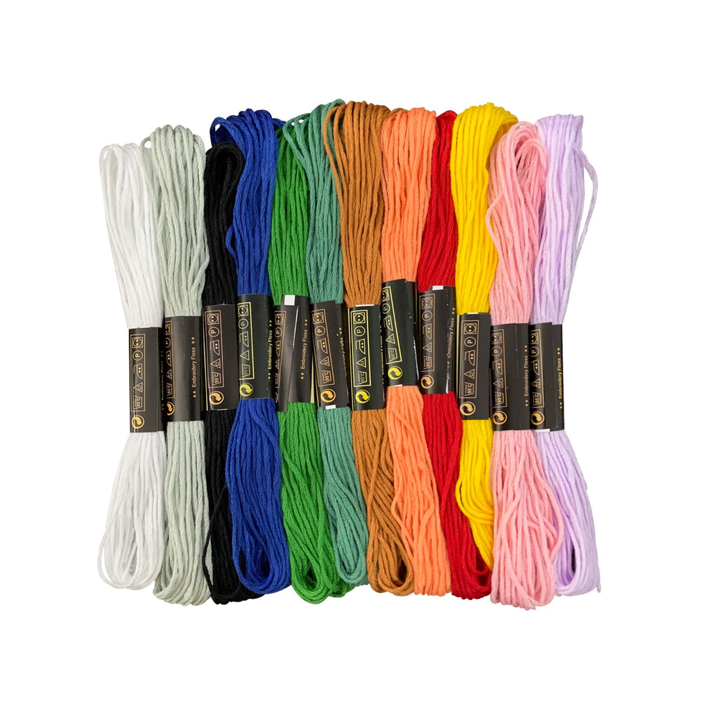 Newkita embroidery floss rainbow skeins for vibrant friendship bracelets and crafts