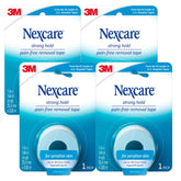Nexcare Sensitive Skin Low Trauma Tape rolls demonstrate gentle adhesion on fragile skin.