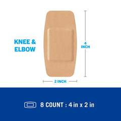 Nexcare waterproof cushioned bandage in action staying secure while you move and sweat