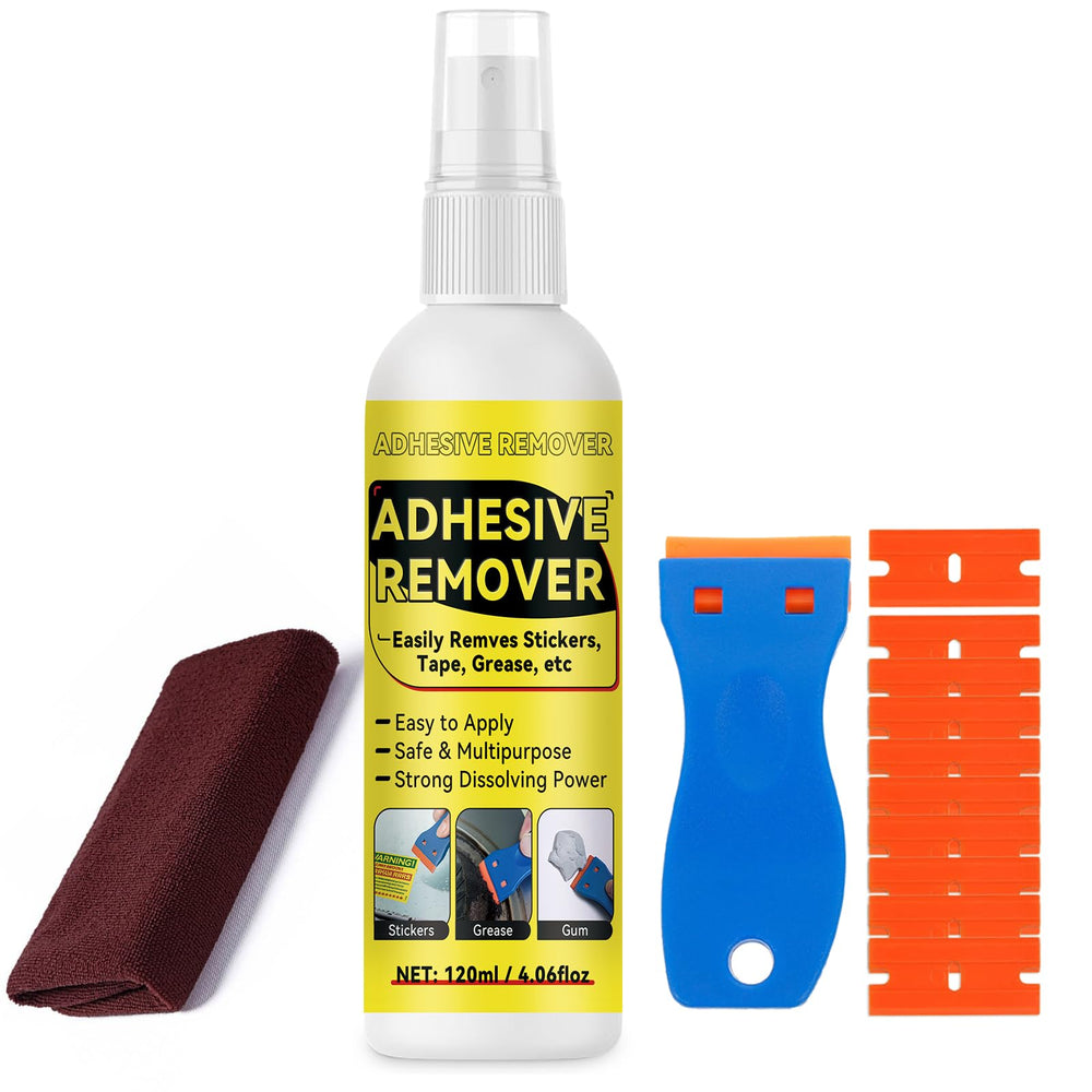 Nexkayee adhesive remover bottle pour for quick removal of stubborn residue