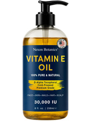 Nexon Botanics Pure Vitamin E Oil bottle for daily skin hydration