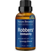 Nexon Botanics Robbers' Immunity oil bottle for diffusers, delivering a fresh, uplifting aroma.