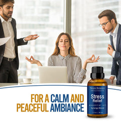 Nexon Botanics Stress Relief massage application for a soothing session