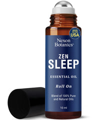 Nexon Botanics Zen Sleep Roll-On bottle with calming lavender aroma for bedtime ritual