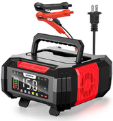NEXPEAK battery charger front view shows compact, versatile home charging solution